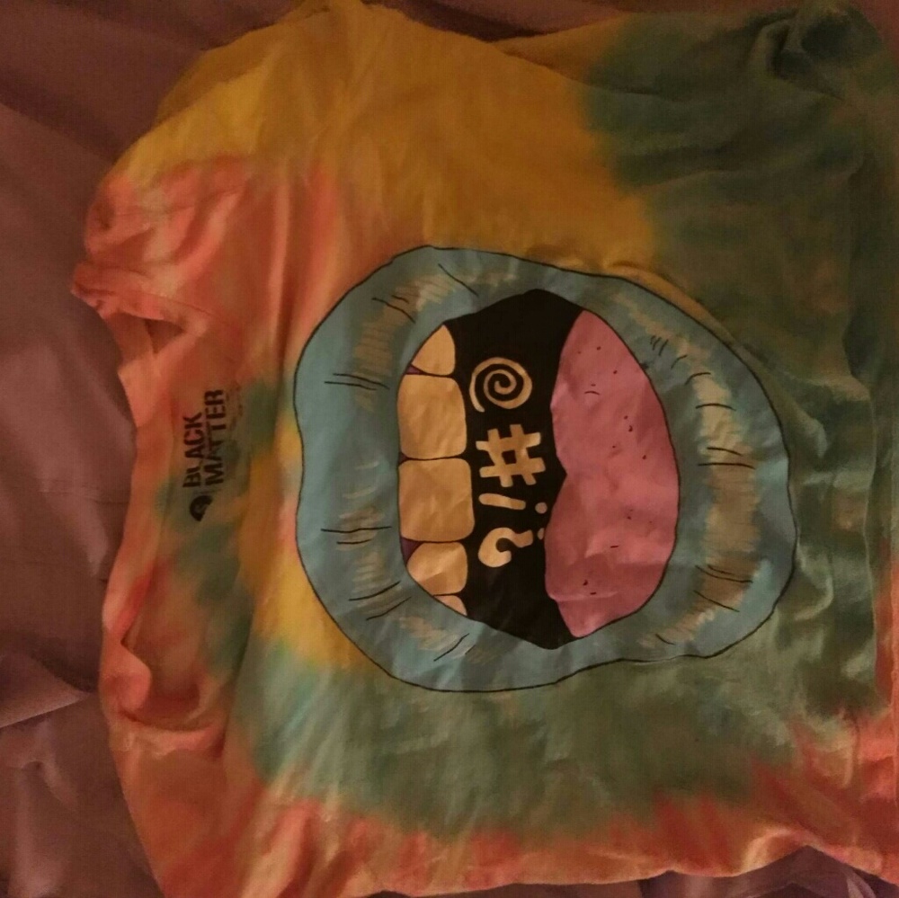 tye dye crop top